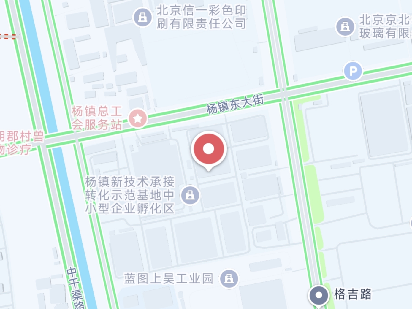 北京总部位置示意图